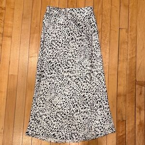 Skies Are Blue Monochrome A-Line Skirt
